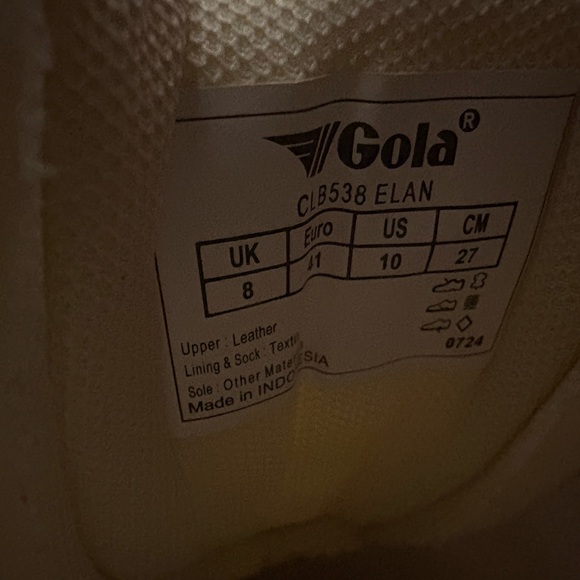 GOLA ELAN SNEAKERS Red White 10 - Picture 6 of 7